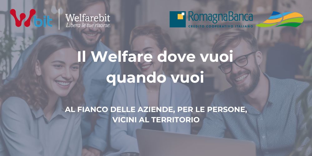 Logo Welfarebit e Romagna banca